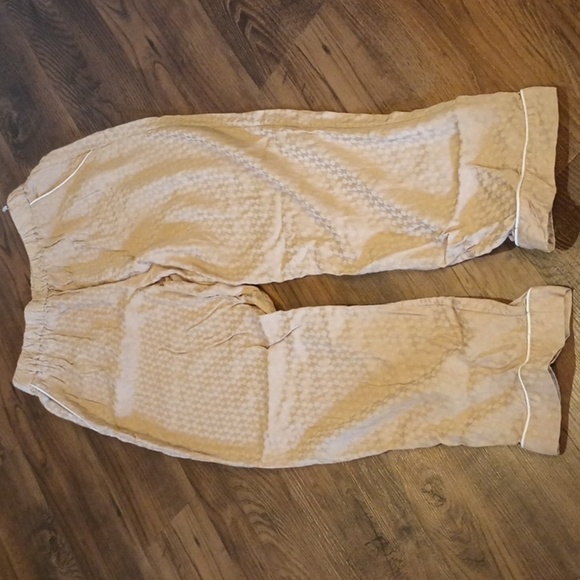 & Other Stories Khaki Tan Luxury Pajama Style Trousers A1 - Picture 1 of 7